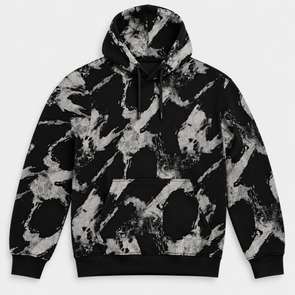 Champion Black Abstract Hoodie